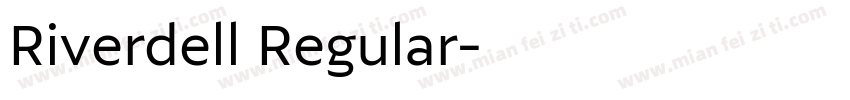 Riverdell Regular字体转换